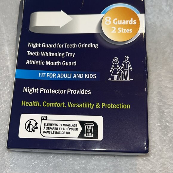 Brand New Dentist Recommended Dental Guards 8 Guards 2 Sizes NIB - Picture 4 of 5